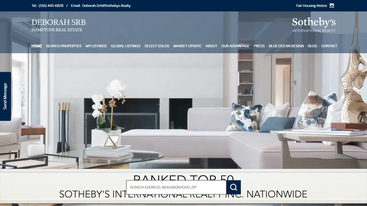 Deborah Srb - Top Hamptons Luxury Broker
