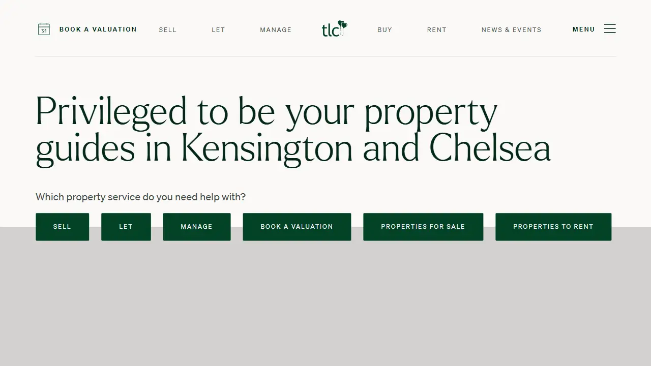 tlc Kensington letting agents