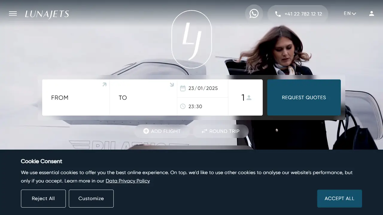 🛩 LunaJets | Private Jet Charter London | Private Jet London