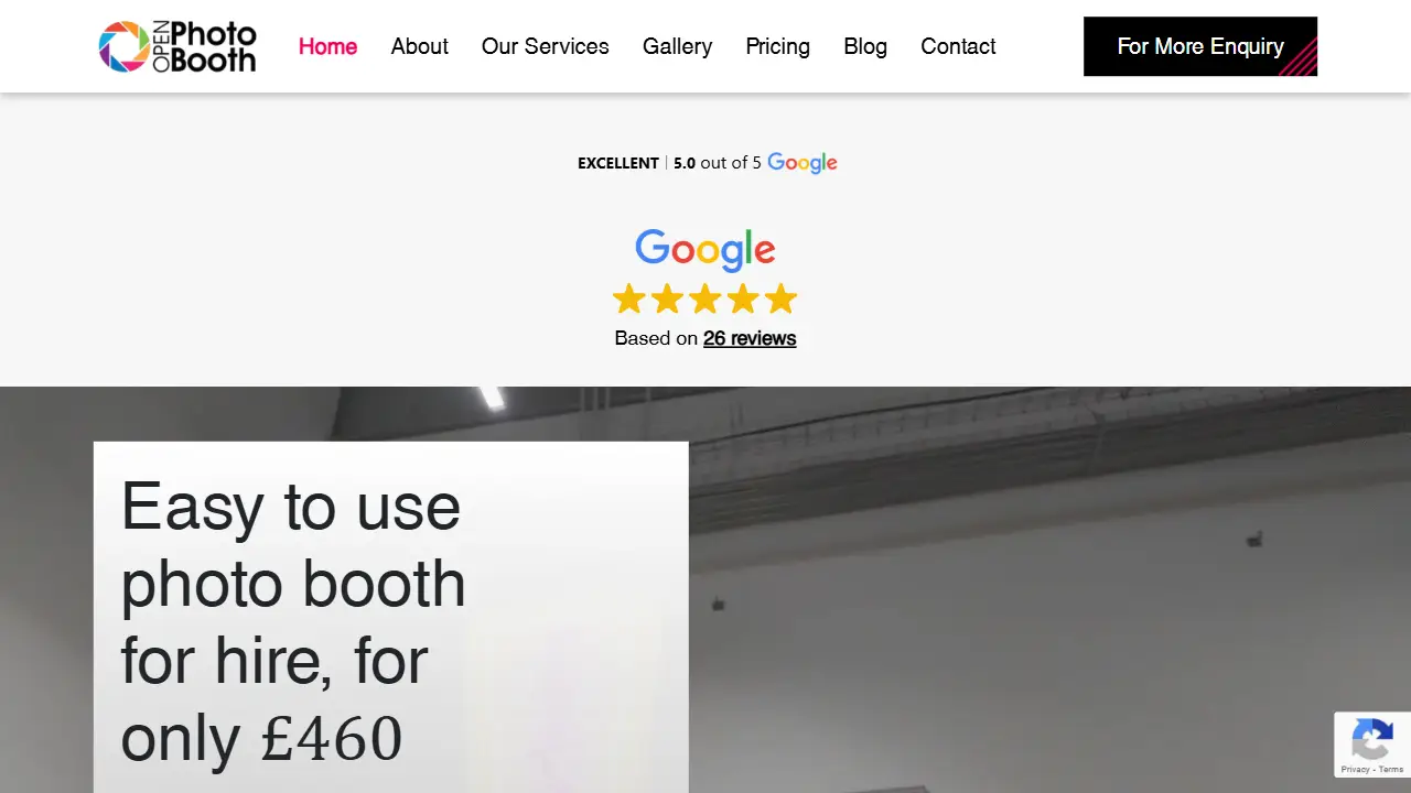 Open Photo Booths - London