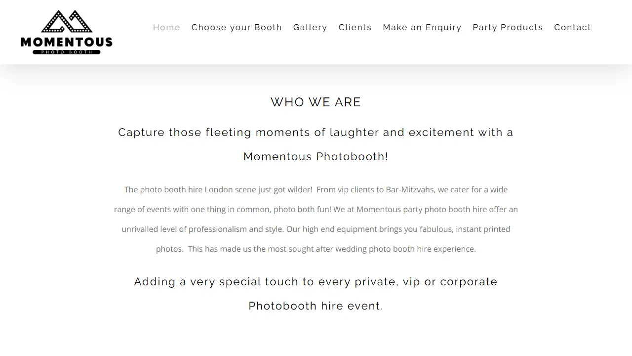 Momentous Photo Booth