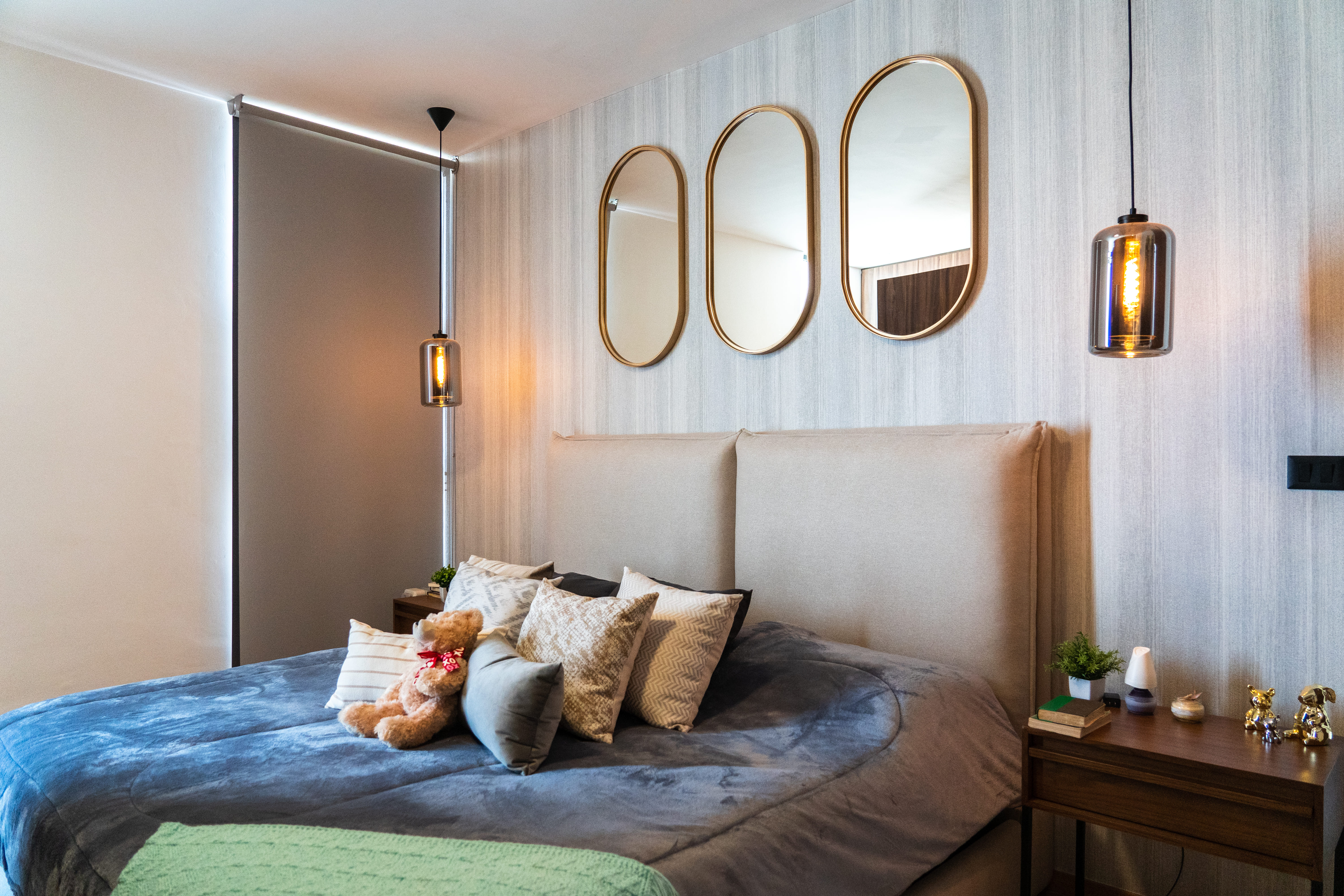 recamara en residencia de lujo