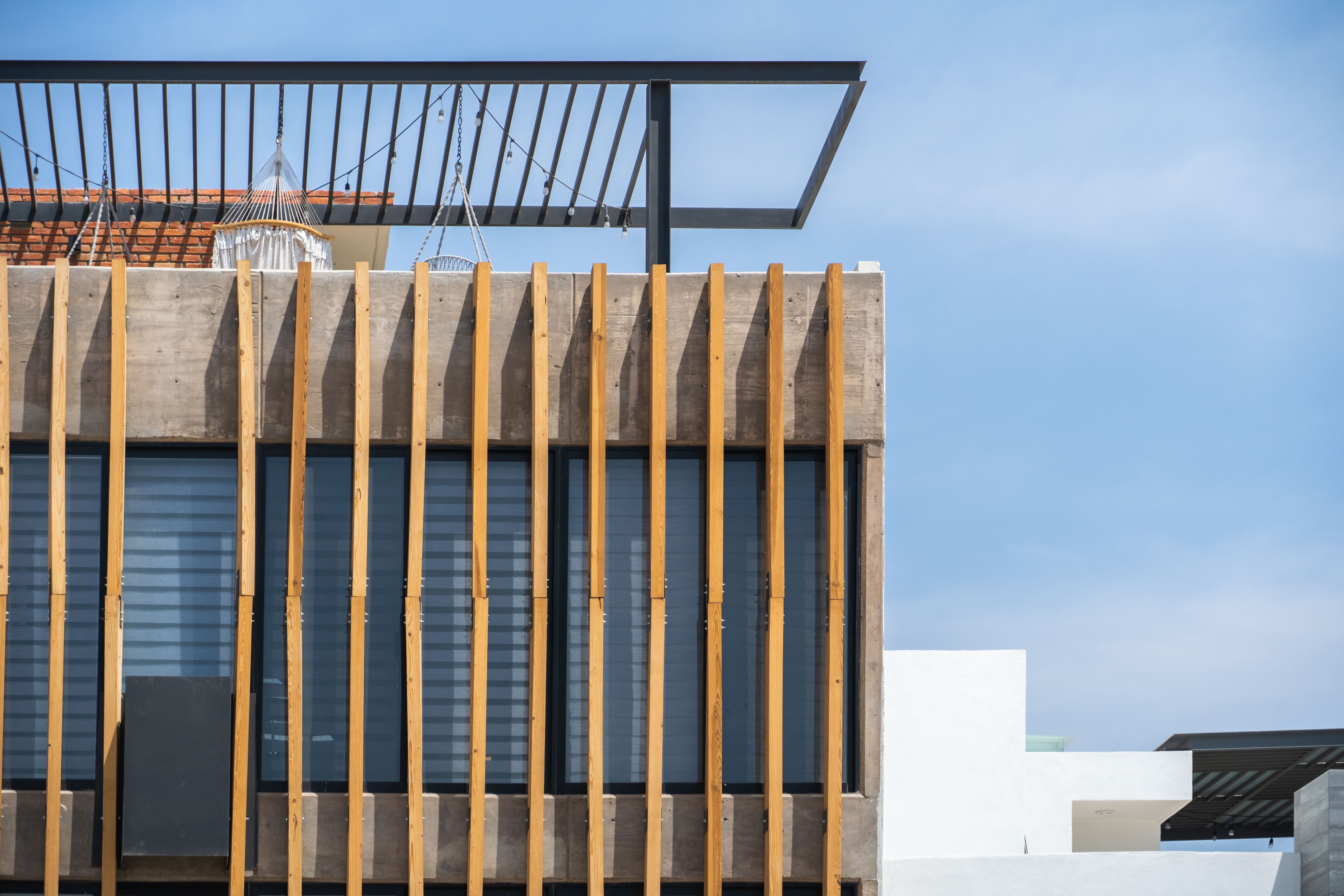 Fachada departamentos de lujo PUERTO211 en San Luis Potosí.