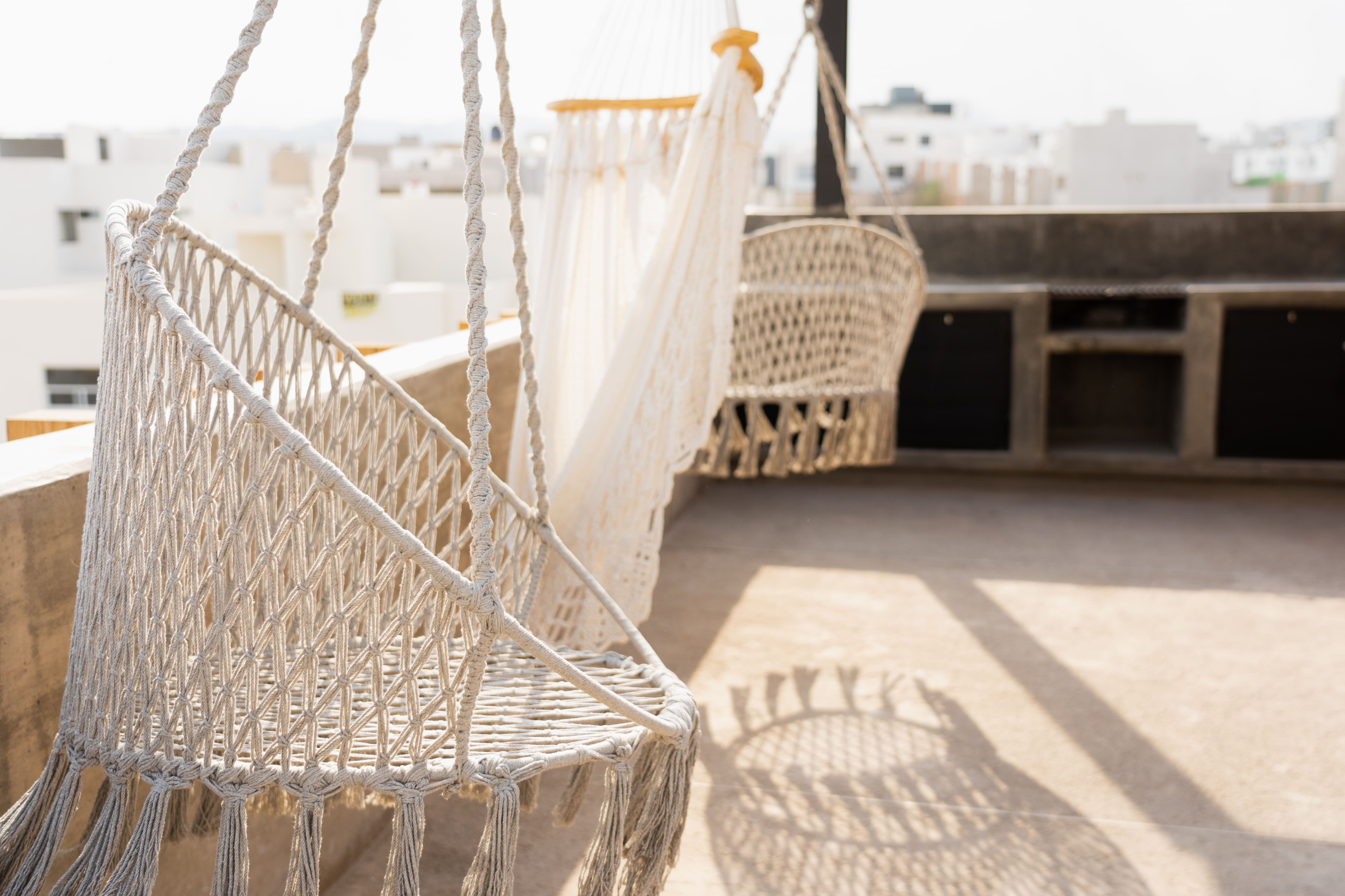 Terraza en departamentos de lujo