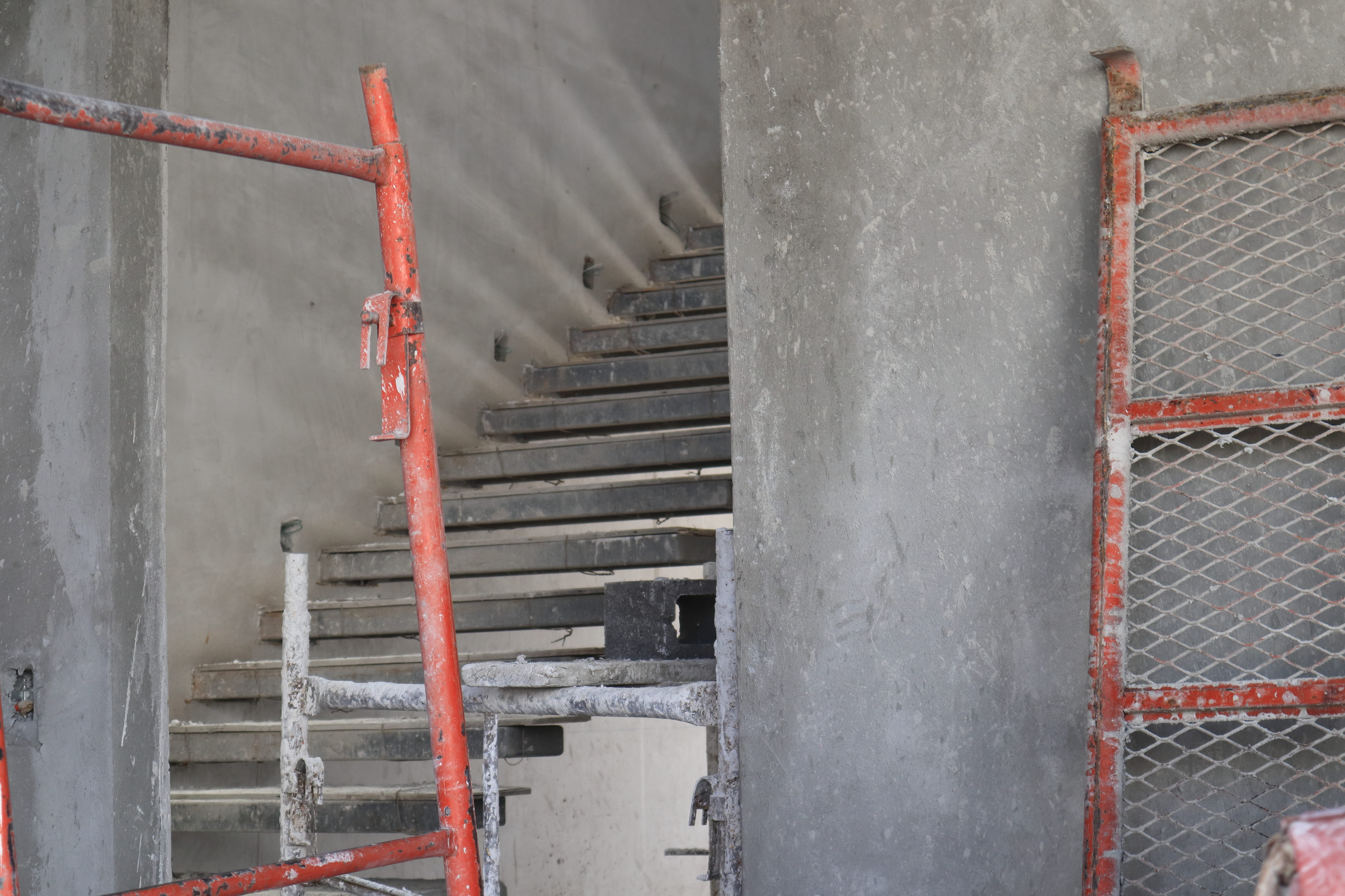 Escaleras de lujo en construcción
