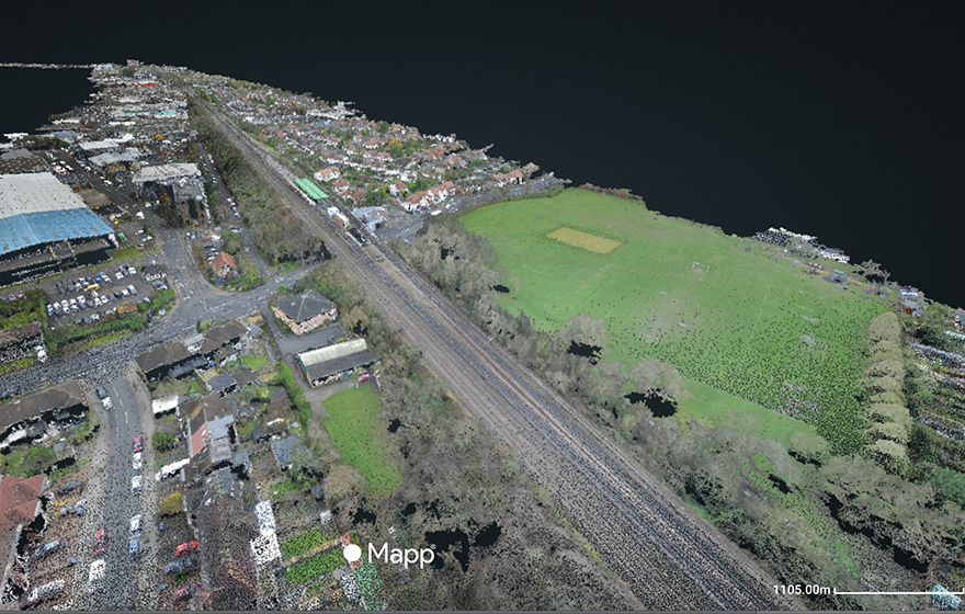 The drones delivered high resolution fully-georeferenced Google Maps The drones delivered high resolution fully-georeferenced Google Maps