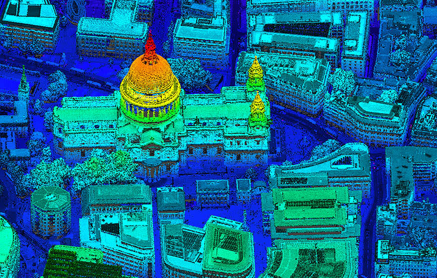 St Paul’s Cathedral in London captured by CityMapper St Paul’s Cathedral in London captured by CityMapper