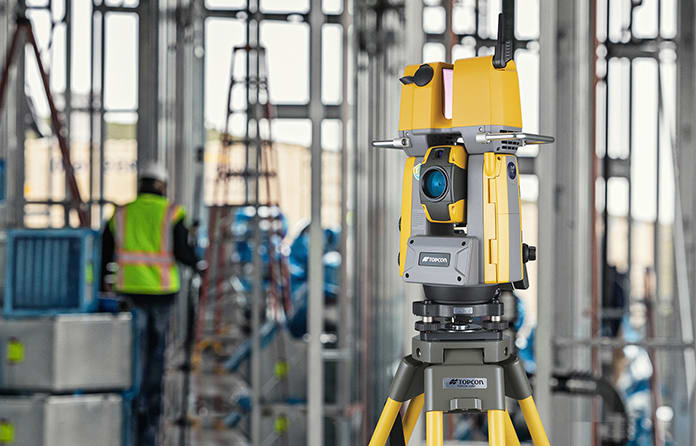 Topcon’s GTL-1000 combines the features of a robotic total station with a laser scanner (Todd Gardner) Topcon’s GTL-1000 combines the features of a robotic total station with a laser scanner (Todd Gardner)