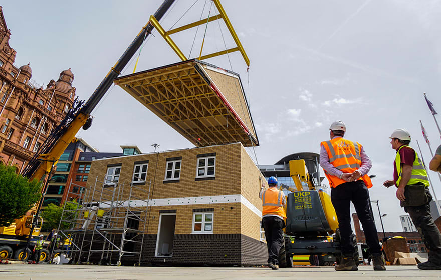 Image: Modular homes specialist Ilke Homes erected two modular houses that were exhibited as part of last year’s CIH Conference & Exhibition in Manchester https://ilkehomes.co.uk Image: Modular homes specialist Ilke Homes erected two modular houses that were exhibited as part of last year’s CIH Conference & Exhibition in Manchester https://ilkehomes.co.uk