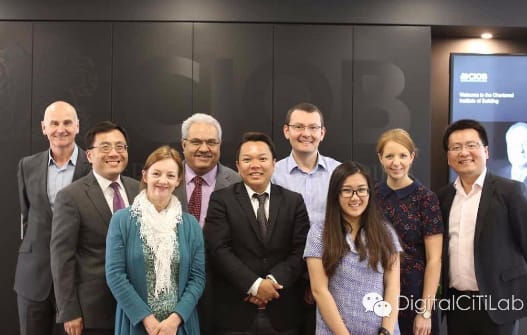 Llewellyn Tang (centre) led a visit of UNNC members to the CIOB earlier this year Llewellyn Tang (centre) led a visit of UNNC members to the CIOB earlier this year
