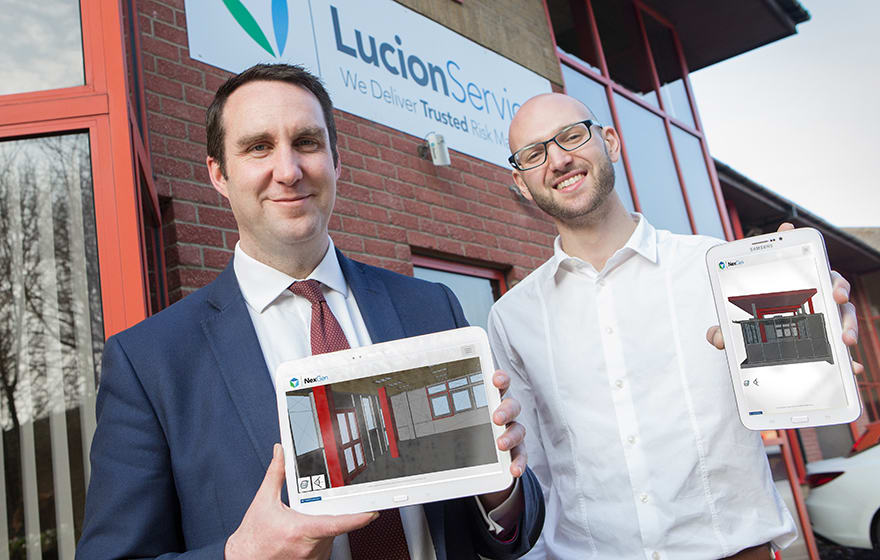 Patrick Morton (l) and Alexei Holgate from Lucion Patrick Morton (l) and Alexei Holgate from Lucion