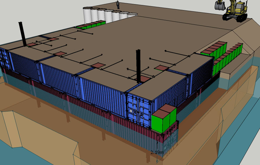 Sketchup design model of Malakal Nile pier Sketchup design model of Malakal Nile pier
