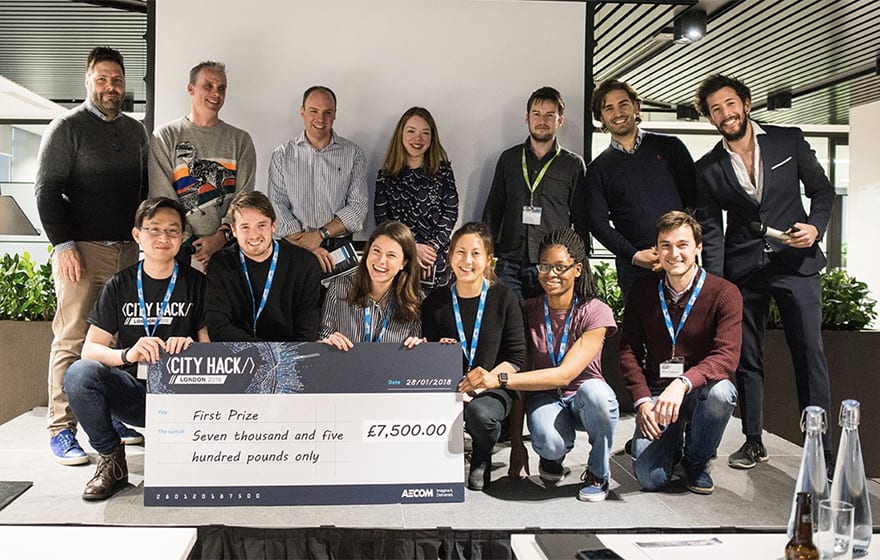 The #CityHack18 winners are Sigmund Freight who are going to provide conscious waste management for London The #CityHack18 winners are Sigmund Freight who are going to provide conscious waste management for London