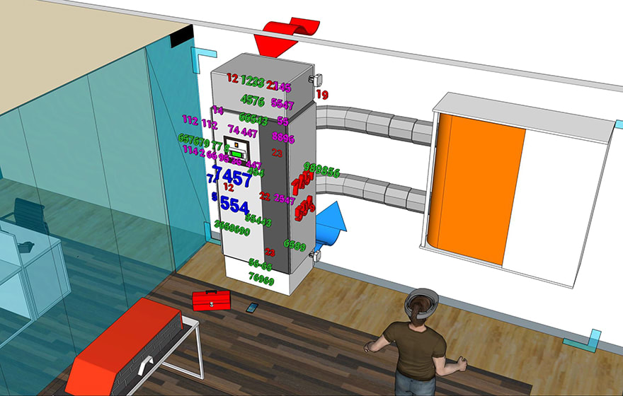 Image: Carl Software’s image of its augmented reality display Image: Carl Software’s image of its augmented reality display