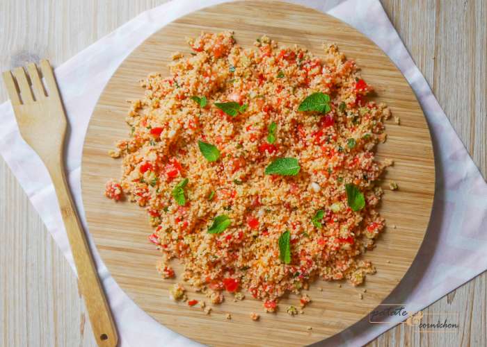 Taboulé rapide et sans cuisson