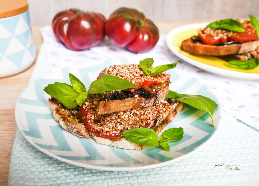 Bruschetta aux aubergines