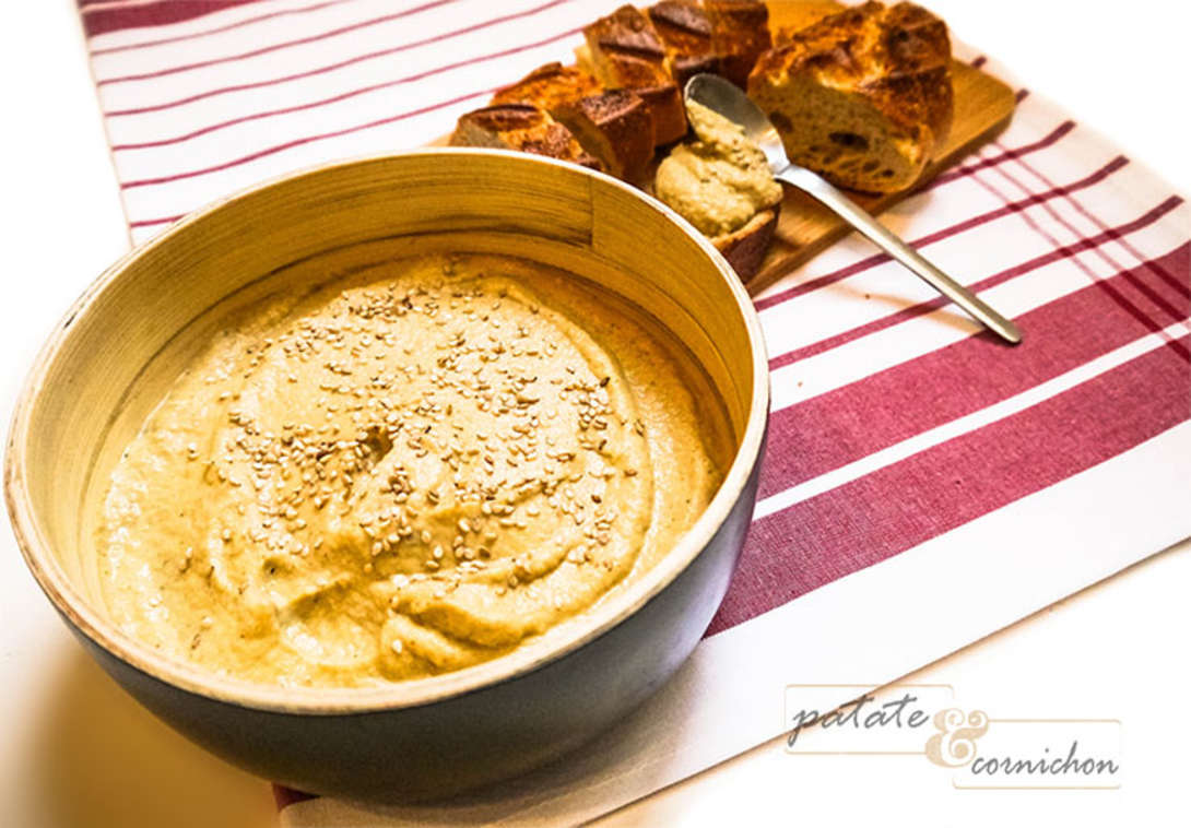 Caviar d’aubergine aux olives noires
