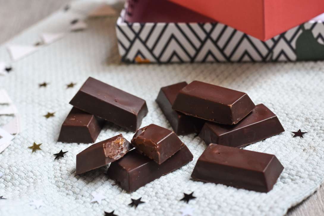 Chocolats pralinés vegan