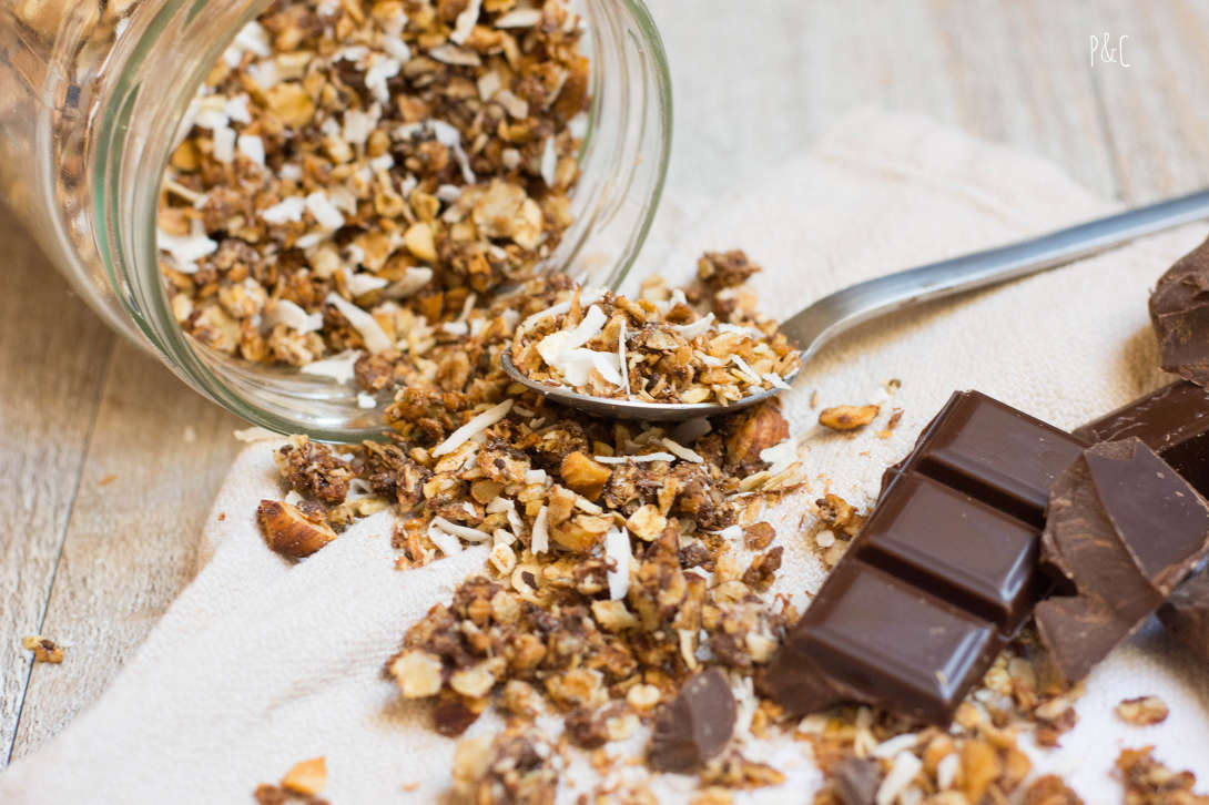 Granola noix de coco – chocolat