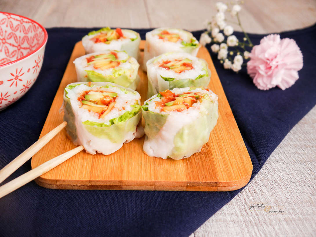 Makis de printemps vegan