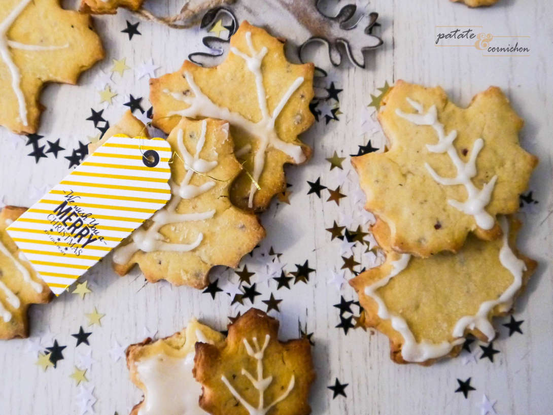 Sablés au sirop d’érable et noisettes – Spécial Noël