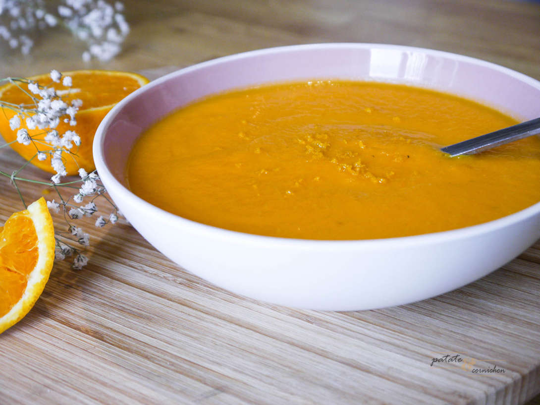 Soupe de carottes à l’orange