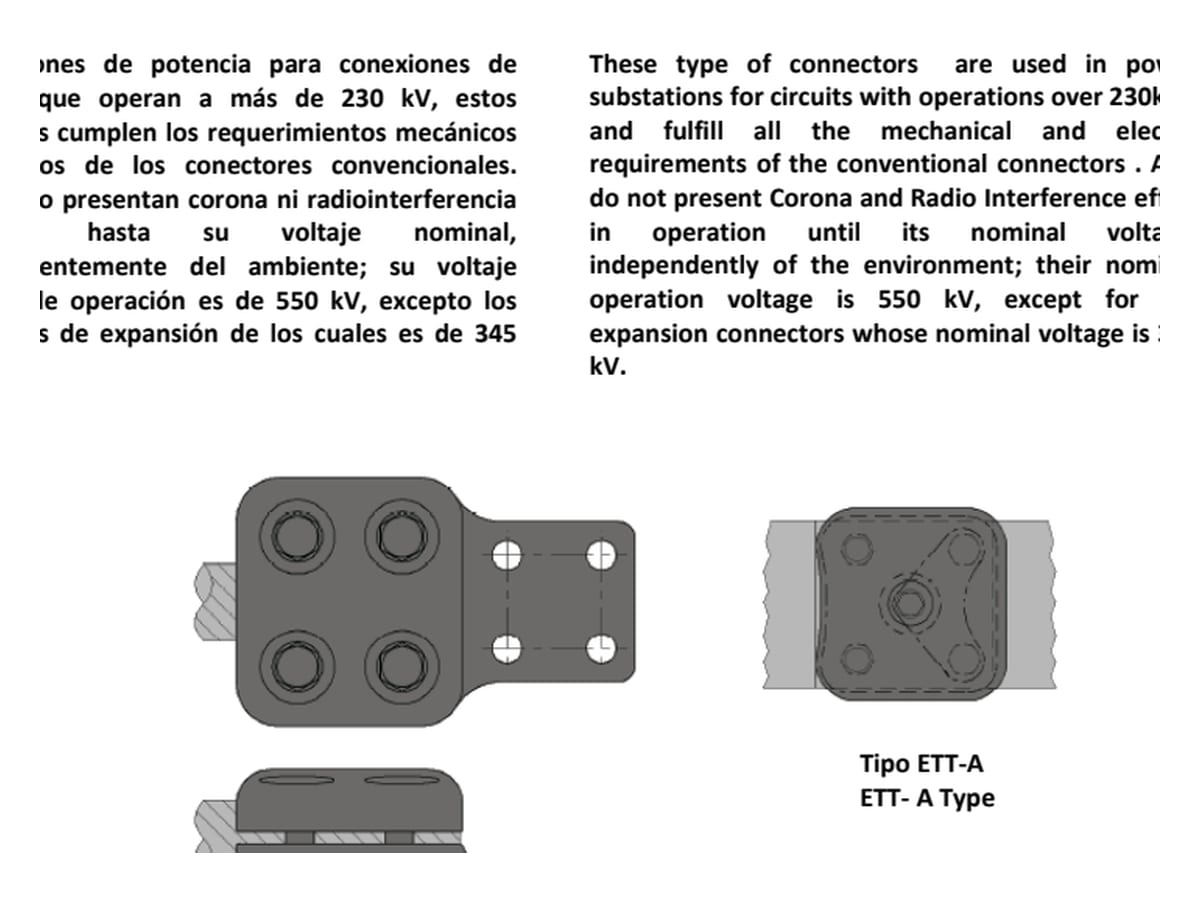 EFES45A | Conector soporte flexible tubo a tubo | Delta Conectores