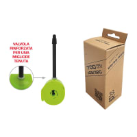 Camera d'Aria 700x25/32 TPU Valvola Presta 65mm (2 Pezze incluse)