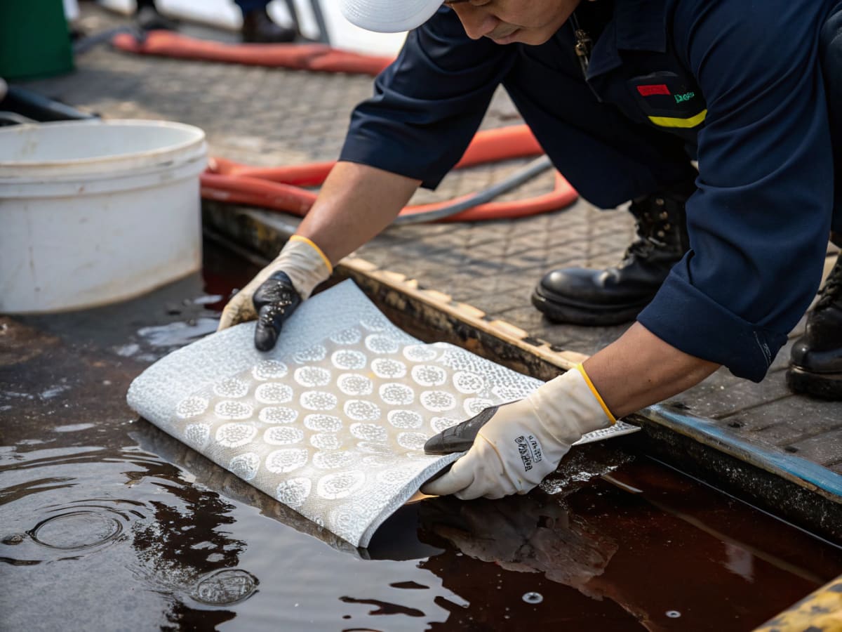 엠보싱형 유흡착재 패드 oil