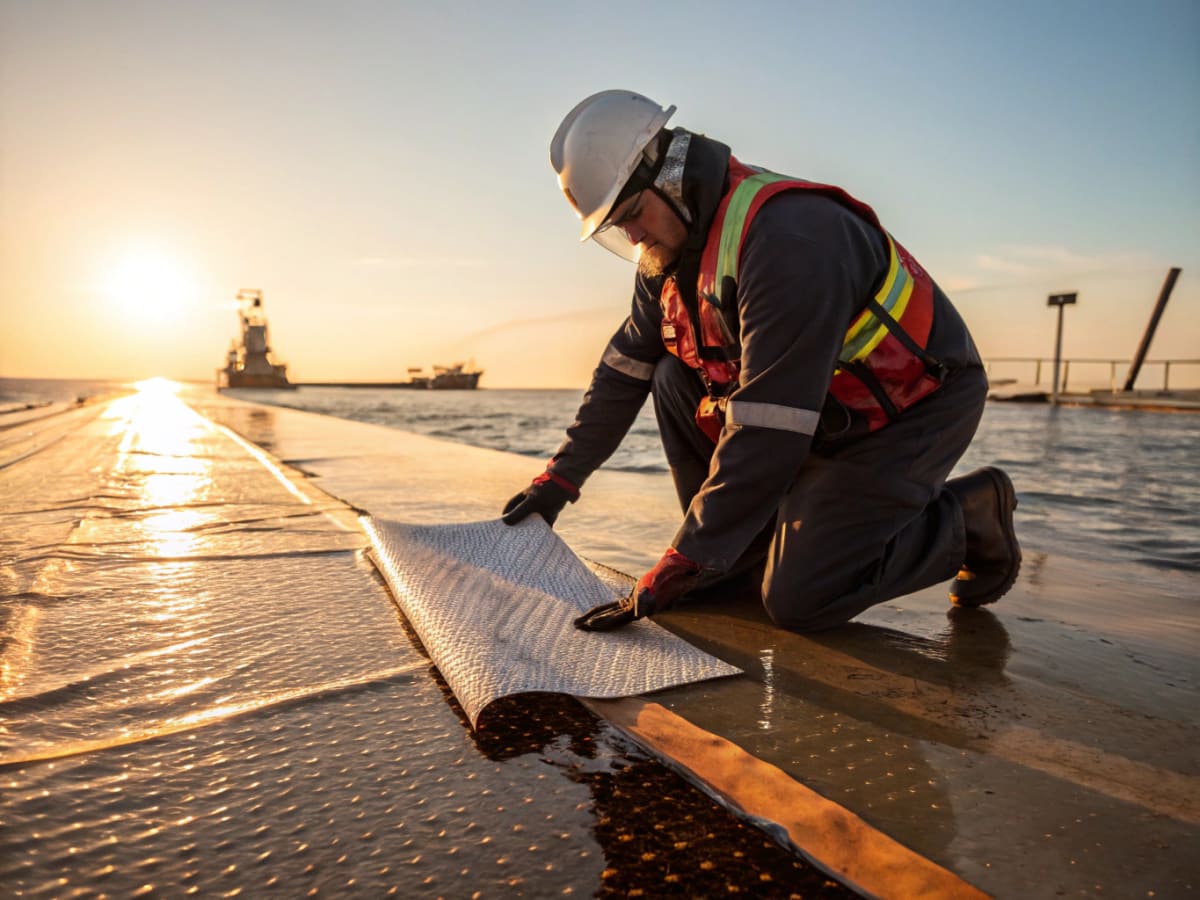 엠보싱형 유흡착재 패드 oil