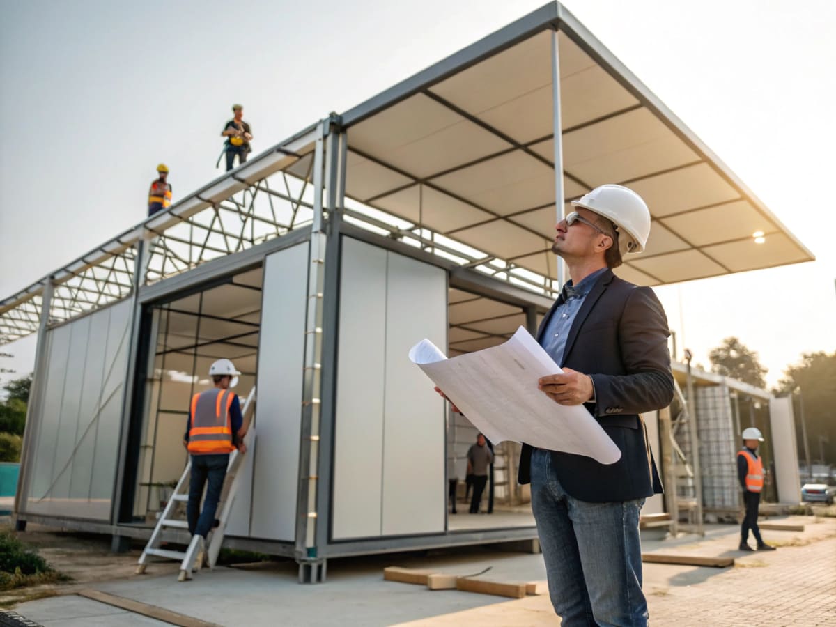 가설건축물시공 pvc construction material