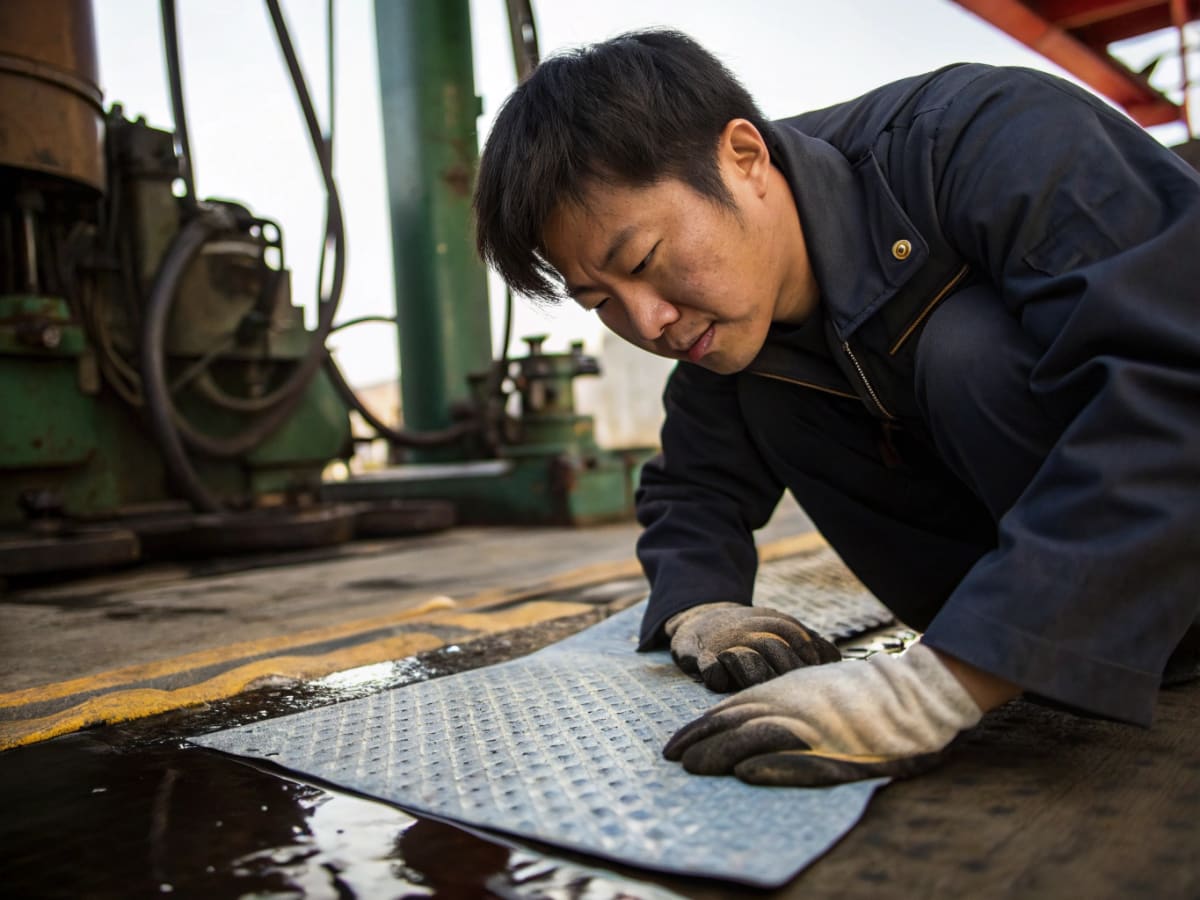 엠보싱형 유흡착재 패드 oil