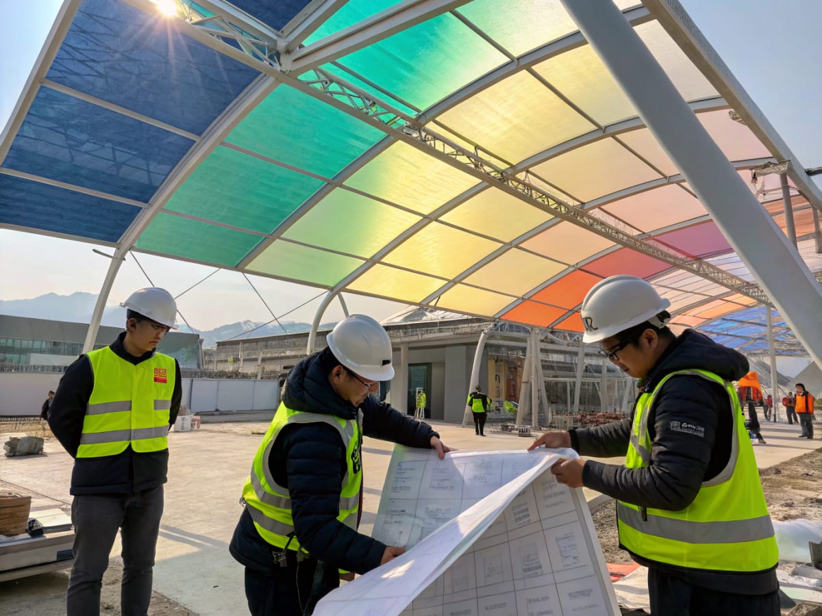 가설건축자재 pvc construction material