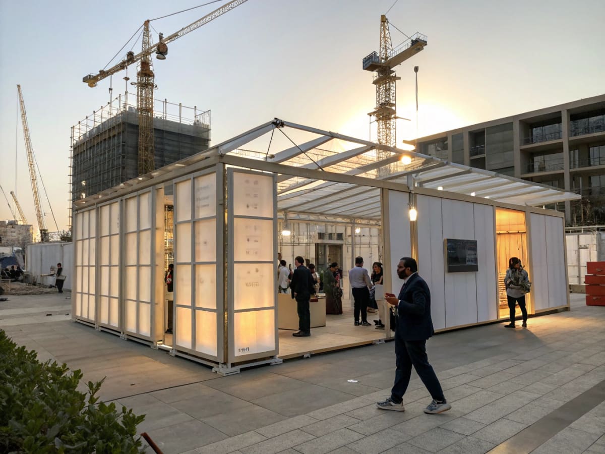 가설건축물시공 pvc construction material