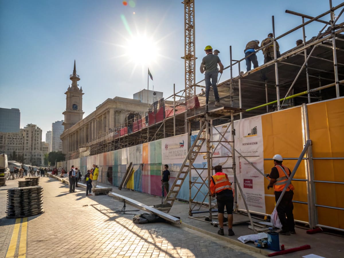 가설건축자재 pvc construction material