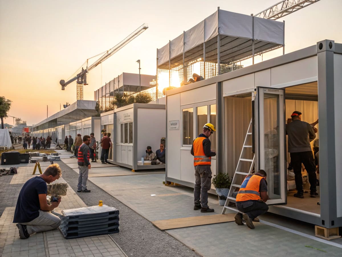 가설건축물시공 pvc construction material