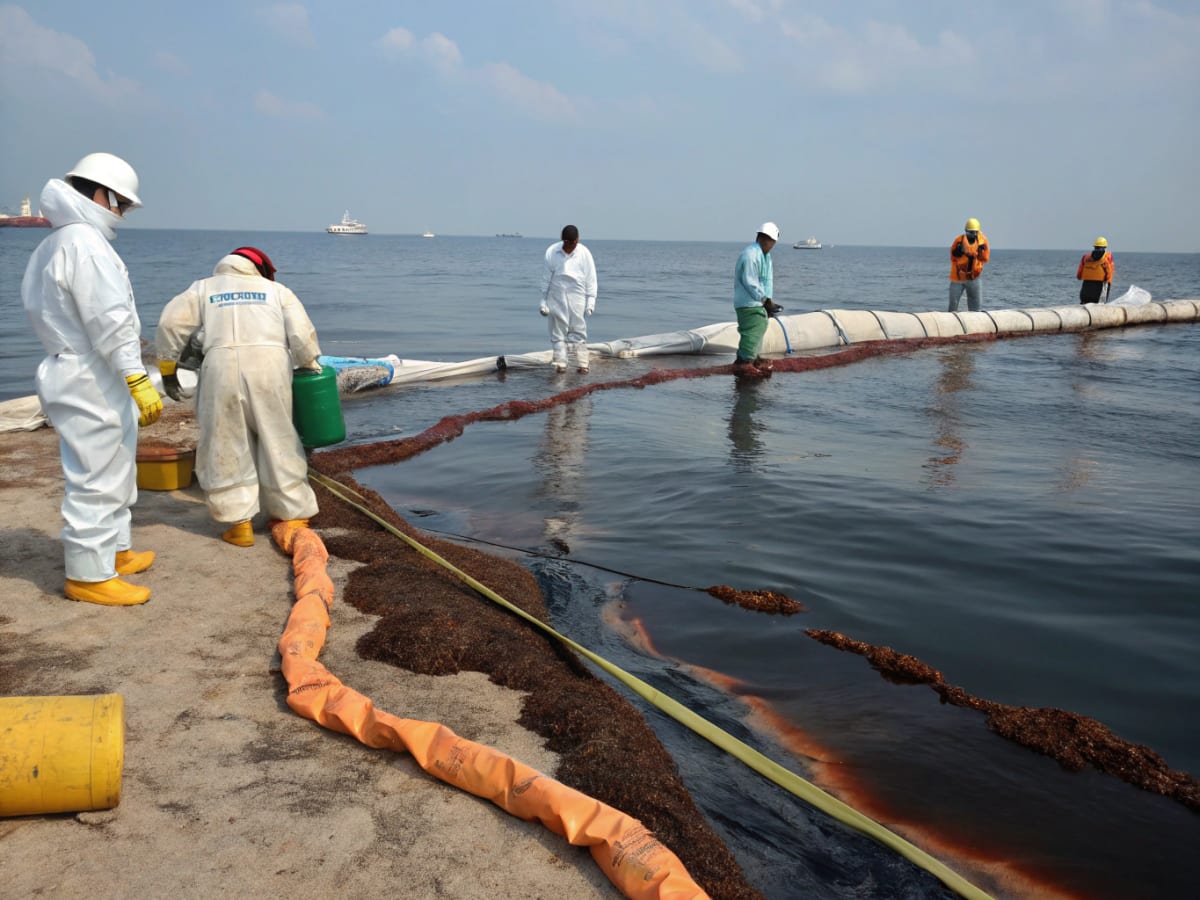 오일흡착재  oil