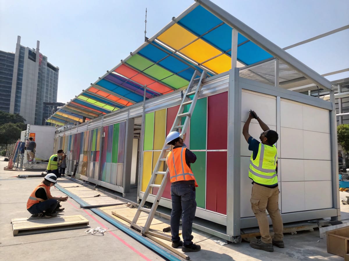 가설건축자재 pvc construction material