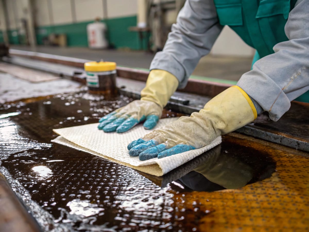 엠보싱형 유흡착재 패드 oil