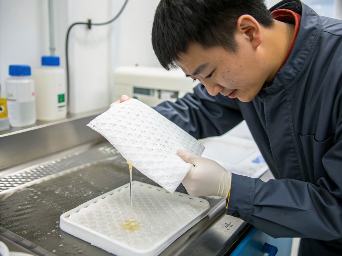 엠보싱형 유흡착재 패드 oil