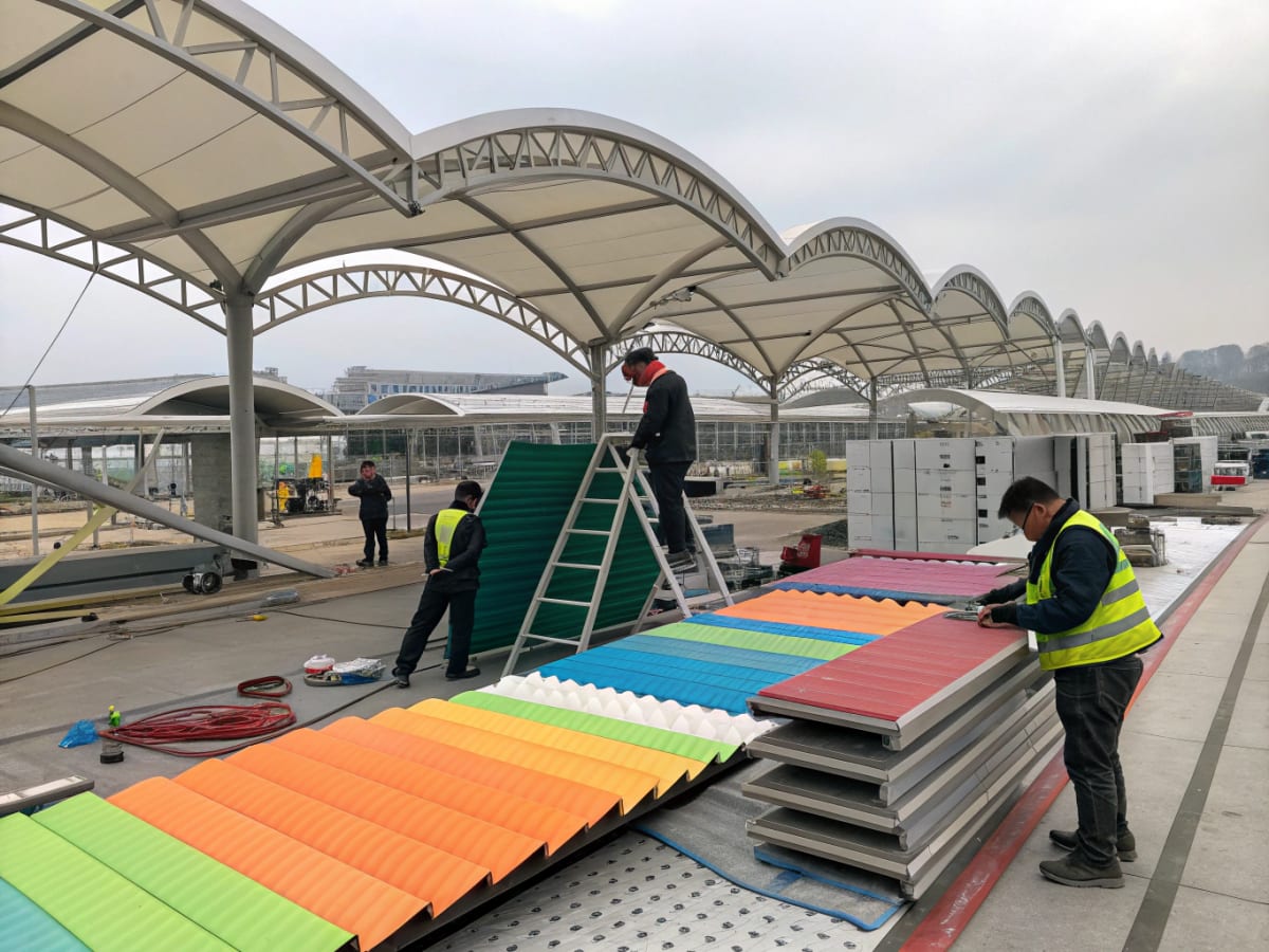 가설건축자재 pvc construction material