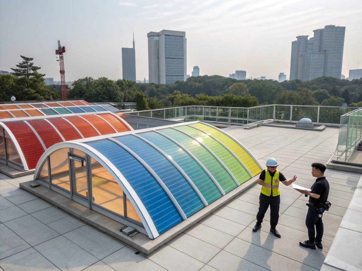 천막시공 pvc construction material