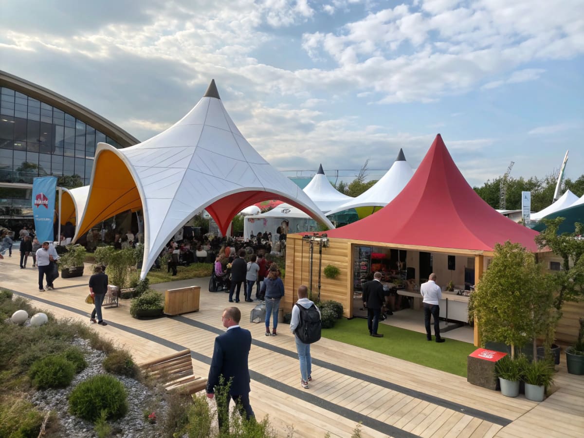 천막시공 pvc construction material