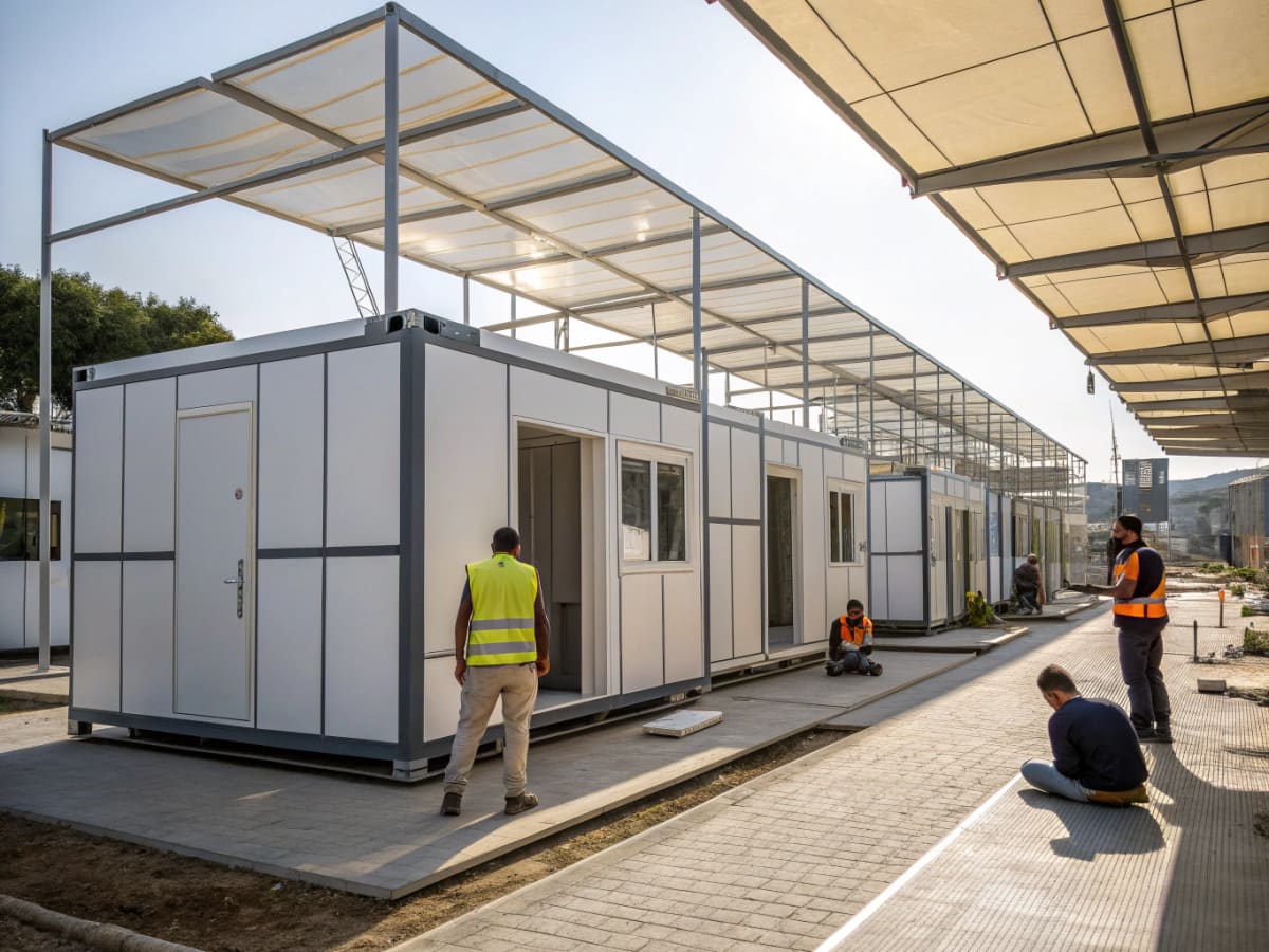 가설건축물시공 pvc construction material