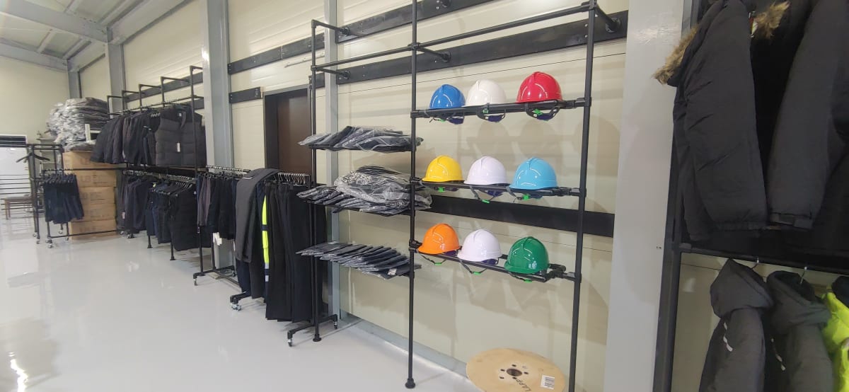 의류 행거용 전시매대