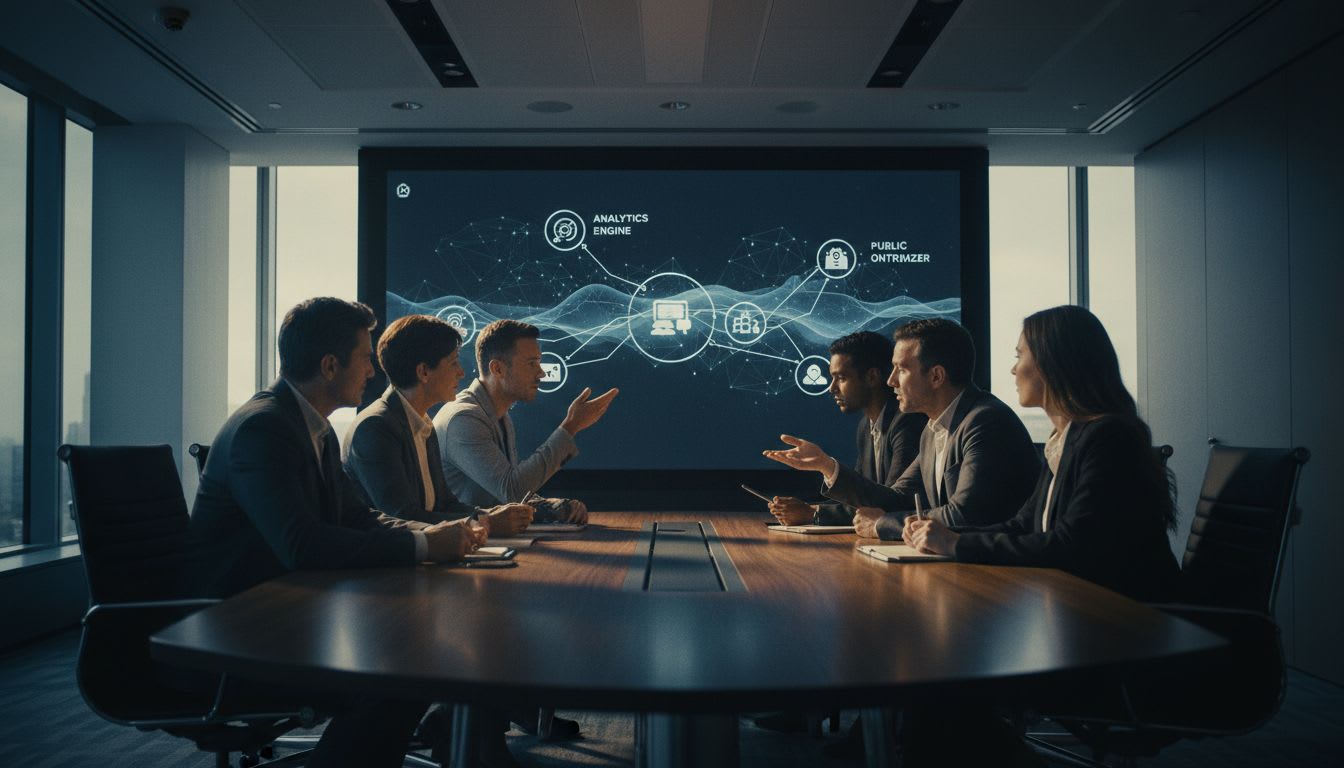 (사)한국공공정책평가협회에서 진행된 AI 콘텐츠 자동화 솔루션 시연회 현장