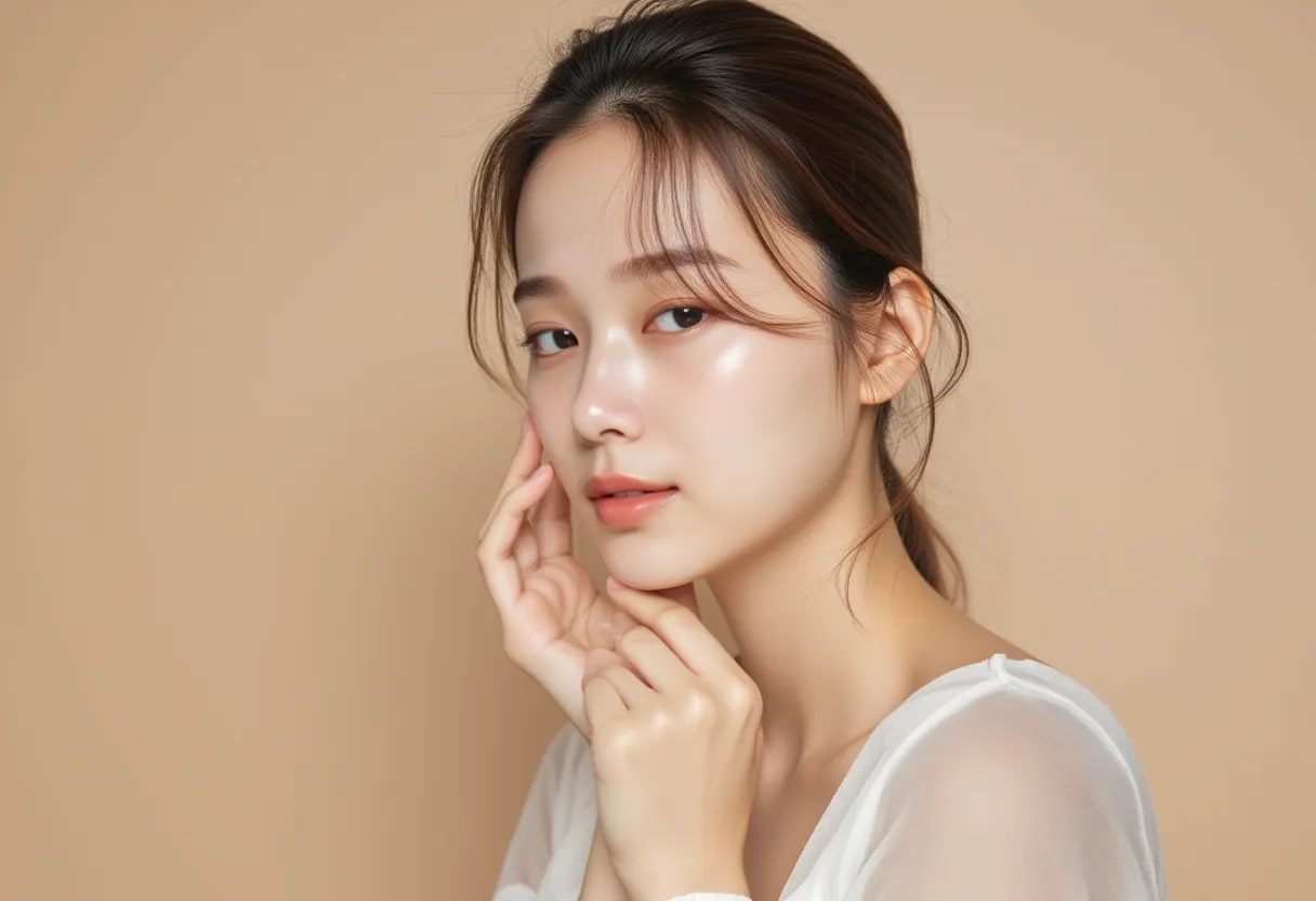 건강한 광채 피부