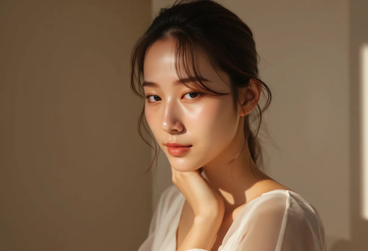 프리미엄 광채 피부