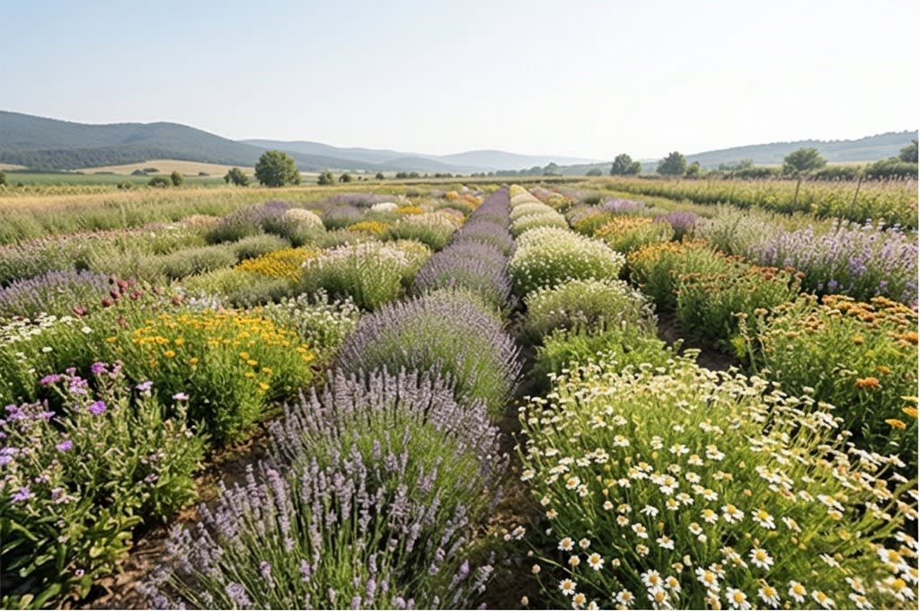 백화초 농원 전경