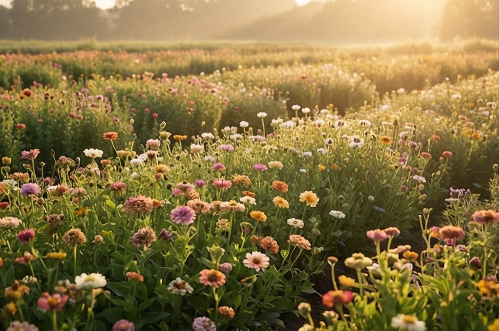 서천 자연농법 꽃농원